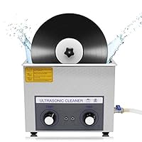Amazon | CGOLDENWALL 180Wレコード洗浄機超音波 6LLP盤レコード